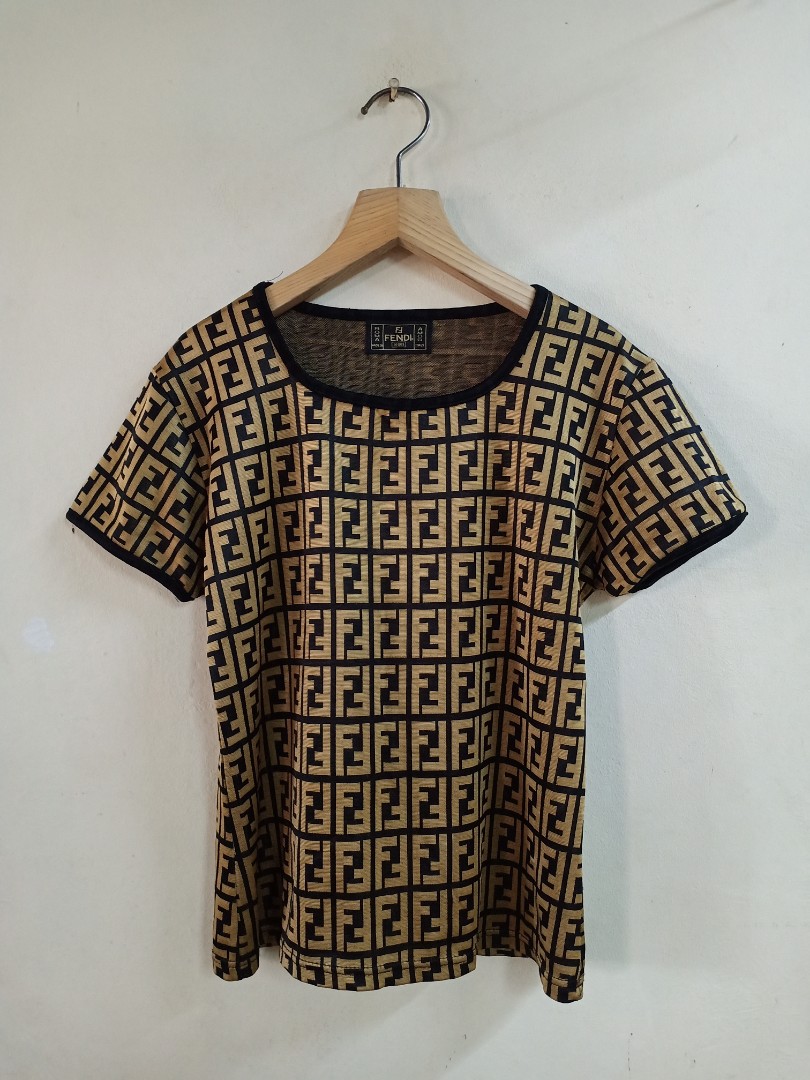 Fendi Monogram Blouse, Women's Fashion 