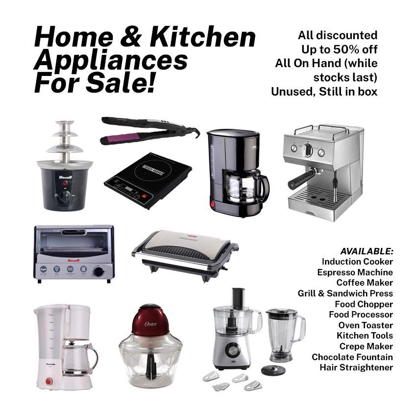 Food Processor (Category: Juicers, Blenders & Grinders) located in Mandaluyong City. Submitted by gaalactic (Listing ID 1092749415, Image 2). Description: - Up to 50% off the original price - Unused & still in box - Check photos for product specifications & NEGOTIABLE prices ‼️ - More appliances available! Check my other listings or send me a message.