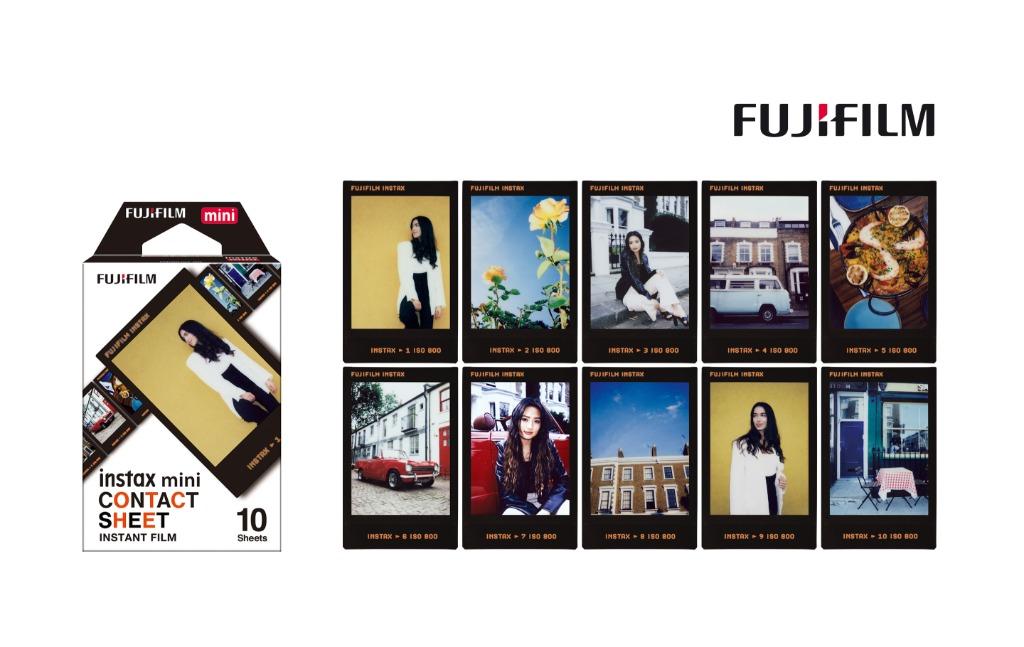 instax mini film contact sheet