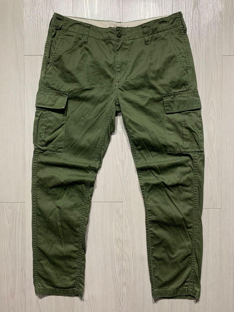 GREEN LABEL RELAXING Cargo Pants in Green, Men's Fashion, Bottoms