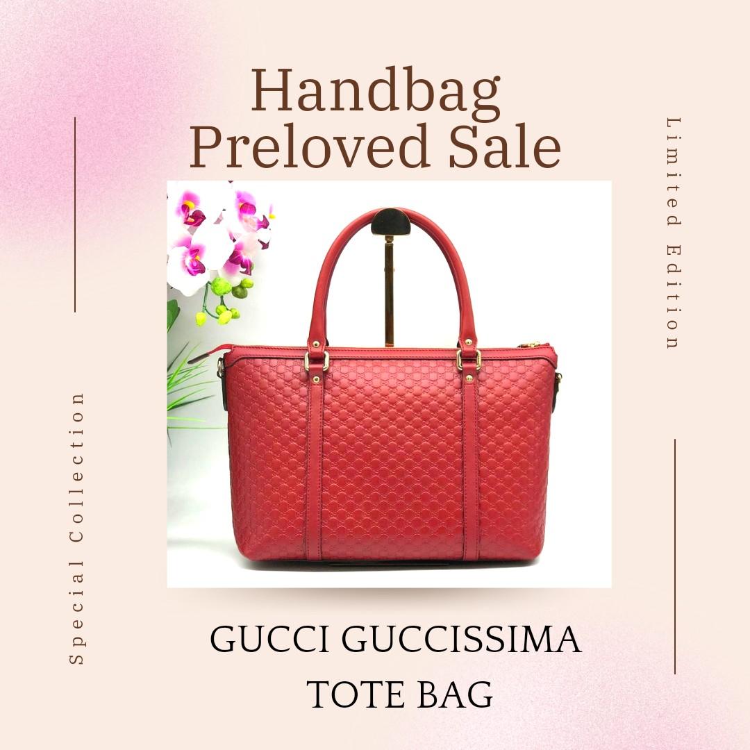 gucci guccissima tote bag