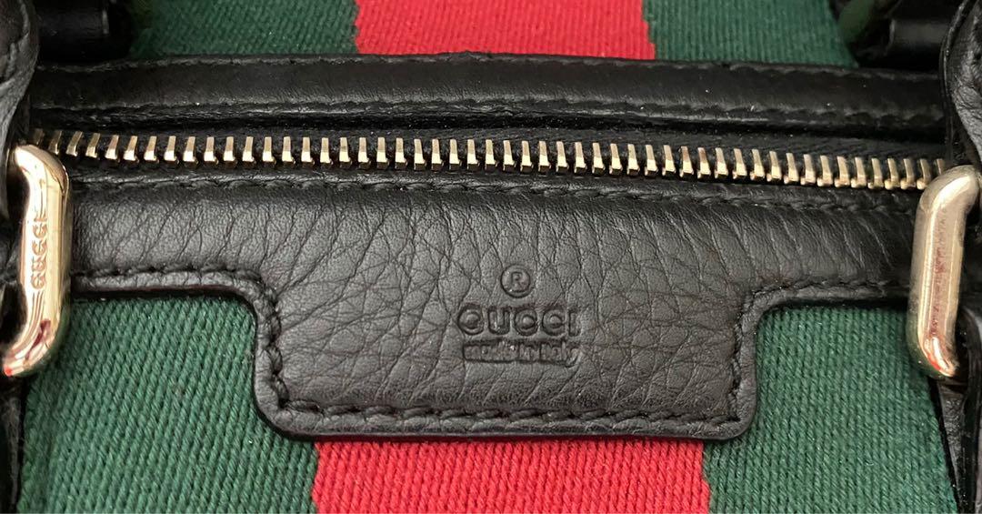 Authentic GUCCI Vintage GG Plus Web BOSTON Bag CHIC 💖💖
