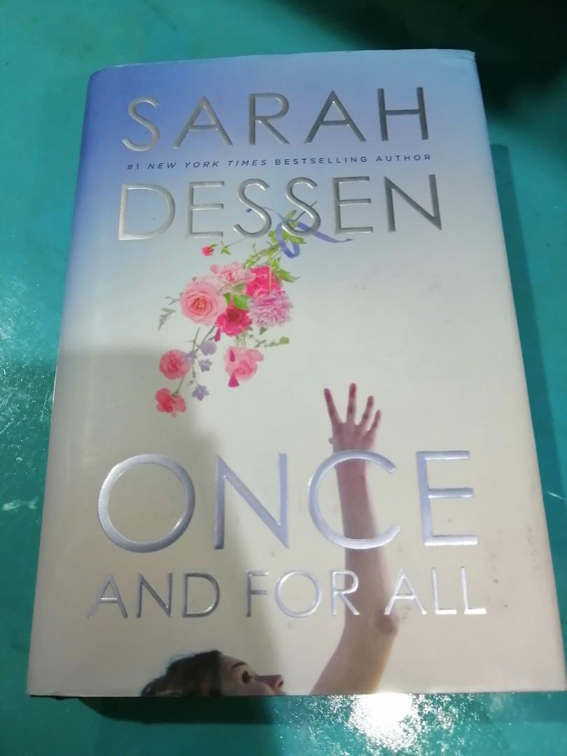 [hardbound] Once and for All by Sarah Dessen (Category: Storybooks) located in Manila. Submitted by kach08 (Listing ID 1092779920, Image 1). Description: hardbound, read once, good as new, taken good care of As bubbly as champagne and delectable as wedding cake, Once and for All, Sarah Dessen's thirteenth novel, is set in the world of wedding planning, where crises are routine. Louna, daughter of famed wedding planner Natalie Barrett, has seen ev