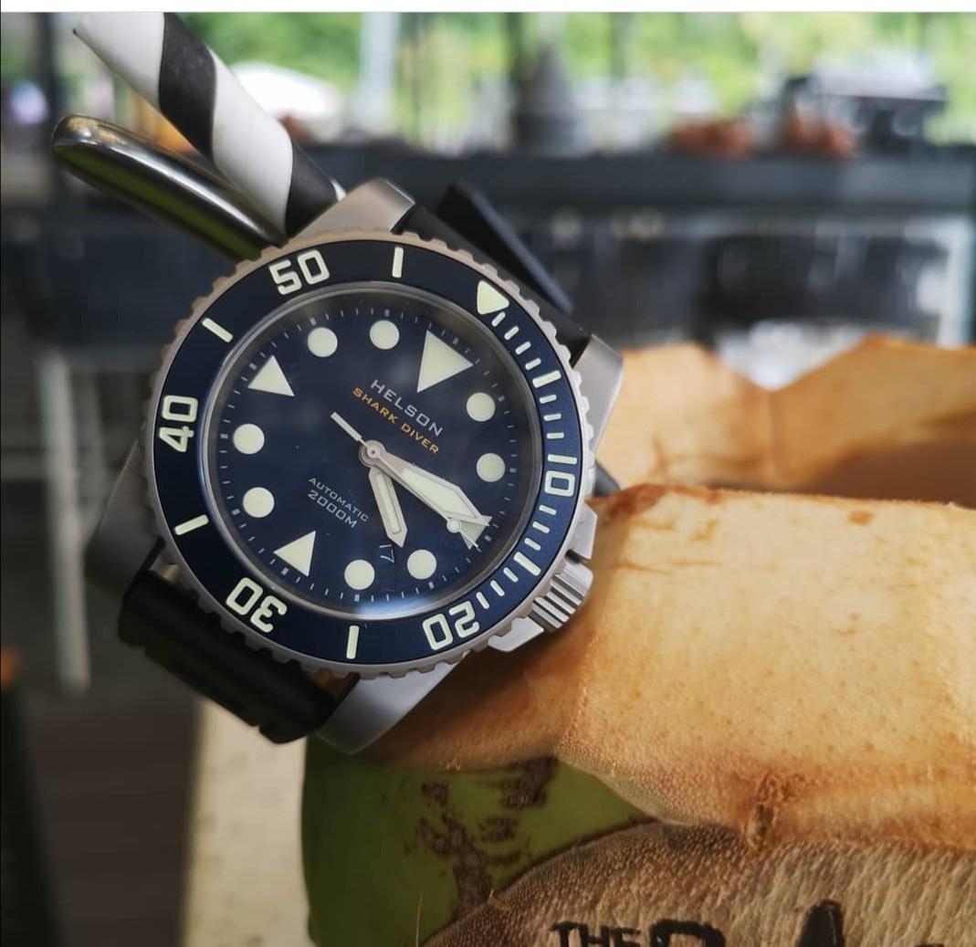 Helson shark diver 38 2025 titanium