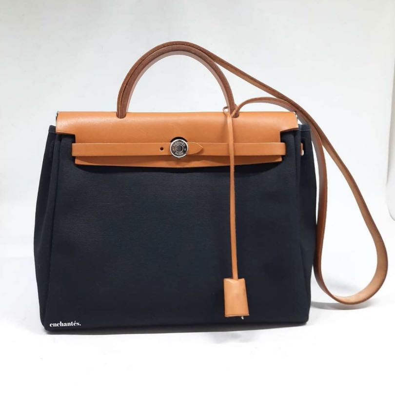 hermes herbag black