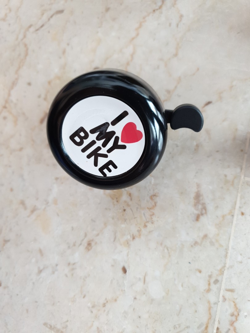 Sunlite I Love My Bike Bell Bell Sunlt I Love My Bike Red