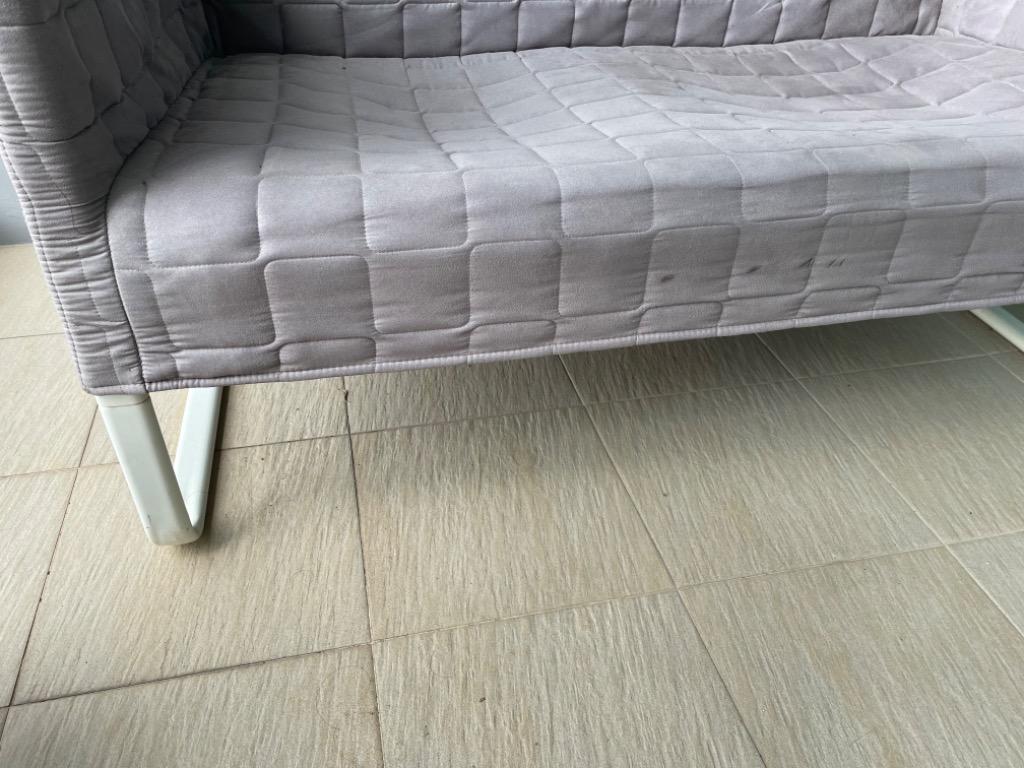 IKEA sofa, Metal frame, cover is washable. The sofa can be dismantled., Furniture & Home Living