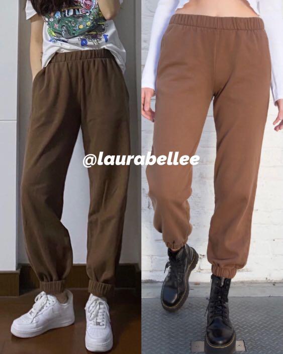 Brown rosa sweatpants Clearance