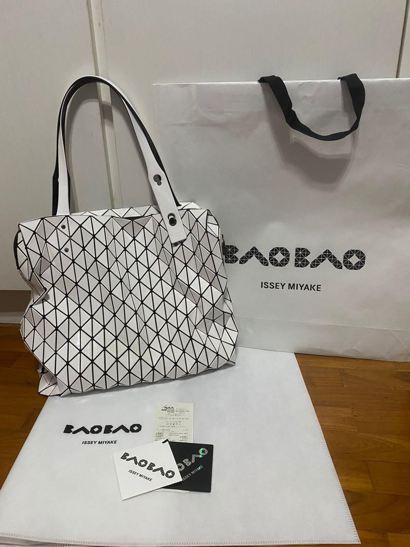 Bao Bao Issey Miyake Prism Two-Tone Crossbody Bag Gray/Black