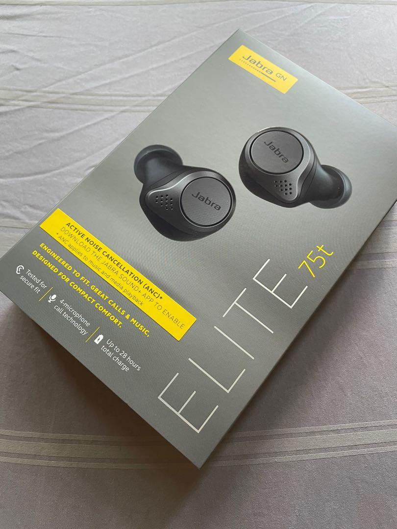 Jabra elite 75t with active noise cancellation Audio Earphones on Carousell