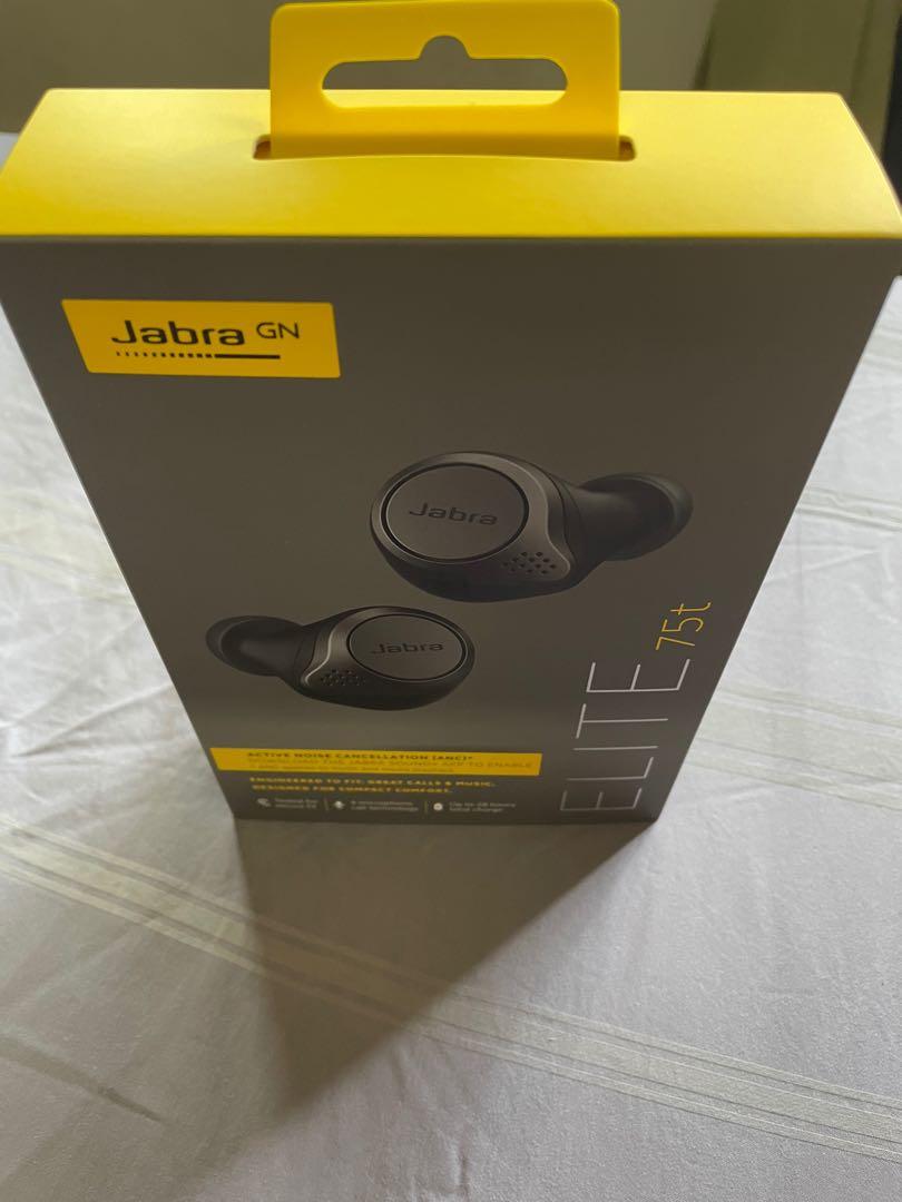 Jabra elite 75t with active noise cancellation, Audio, Earphones on