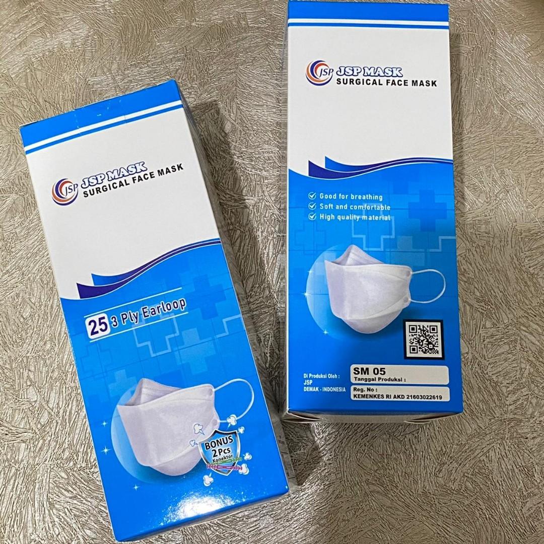 Jsp Mask Masker Medis Surgical Mask Model Korea Kesehatan Kecantikan Parfum Kuku Lainnya Di Carousell