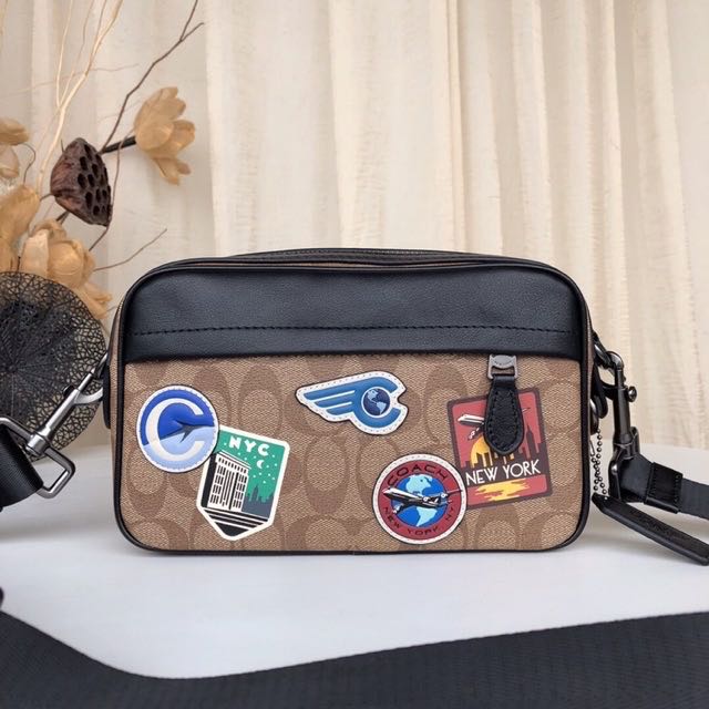 coach camera bolsa men