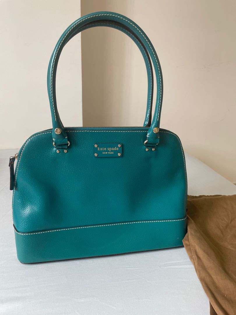 Kate Spade Handbag teal turquoise green blue, Luxury, Bags & Wallets on  Carousell