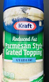Kraft Reduced Fat Parmesan Style Grated Topping 226g