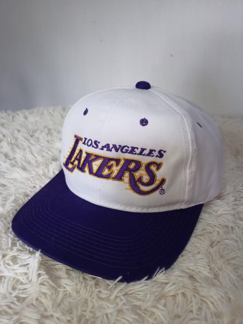 Vintage Los Angeles Lakers Starter Motion Script Snapback Wool Hat