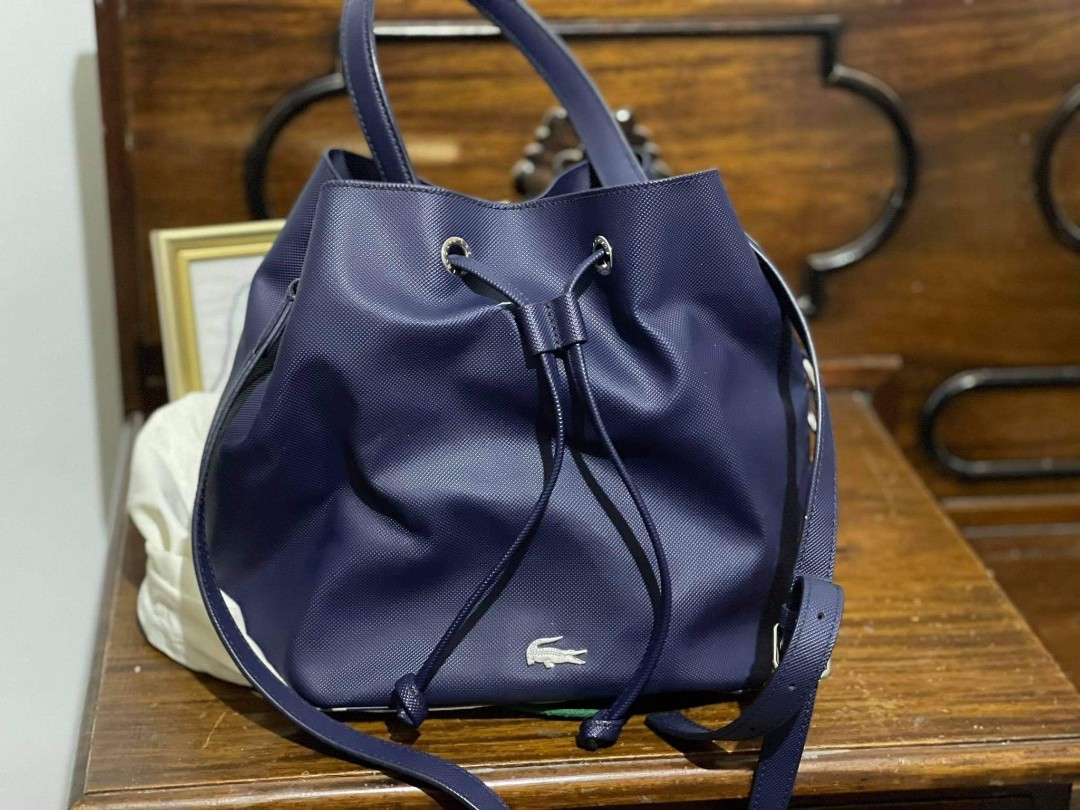 Lacoste Bucket Bag Navy Blue