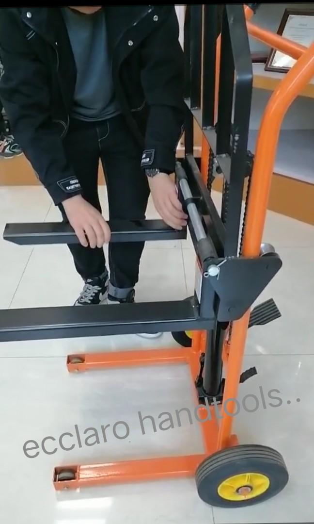 MANUAL HYDRAULIC TROLLEY LIFTER 200Kg capacity., Commercial & Industrial, Construction Tools