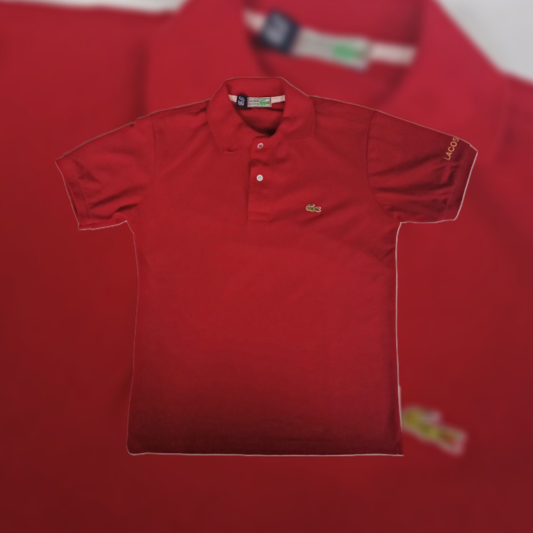 maroon lacoste polo