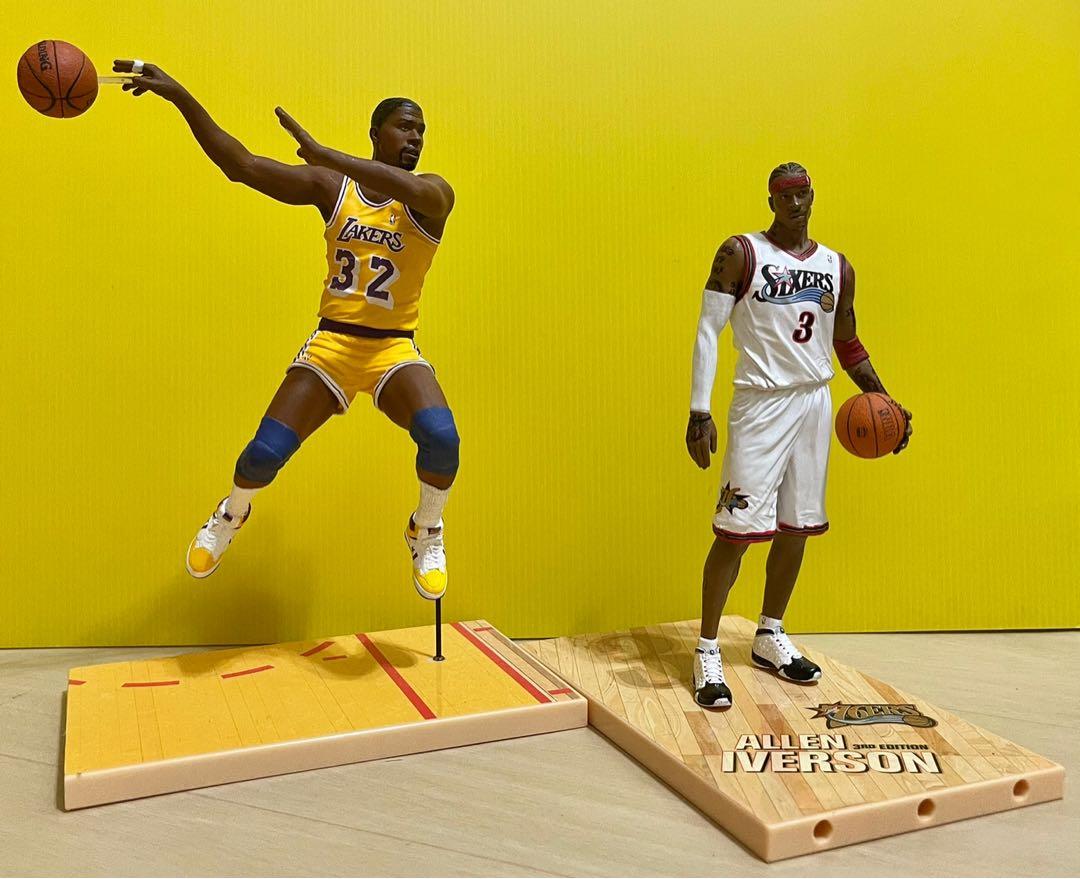 McFarlane NBA LA LAKERS Magic Johnson 76ers Allen Iversion ...
