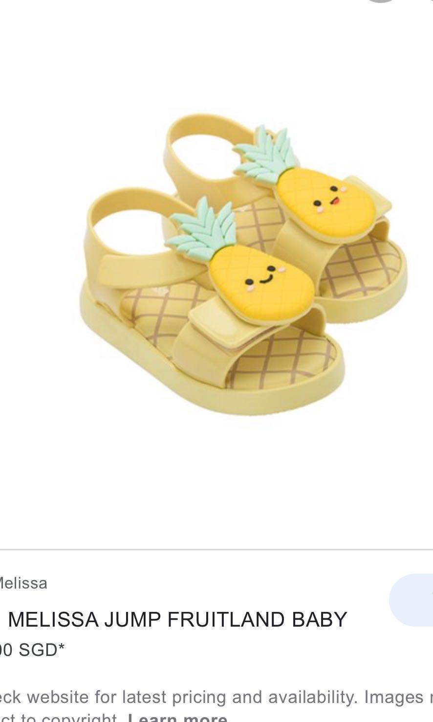 Pineapple top sandals baby