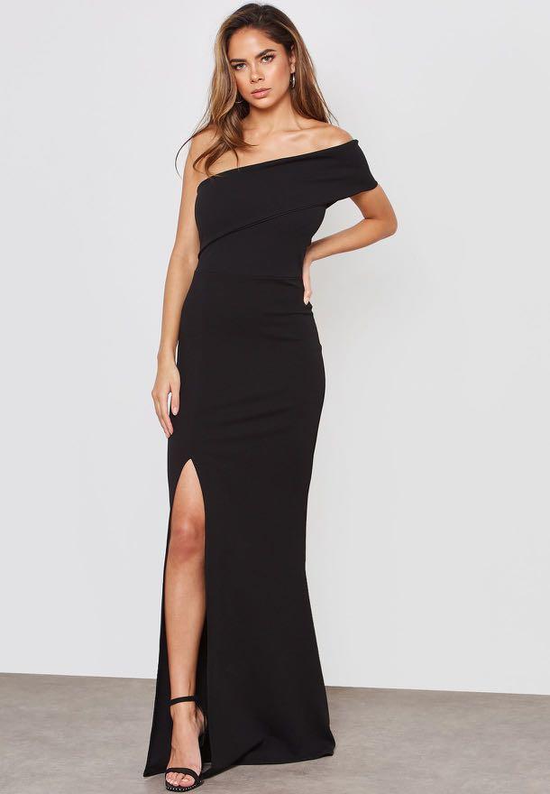 One shoulder hotsell dress missguided