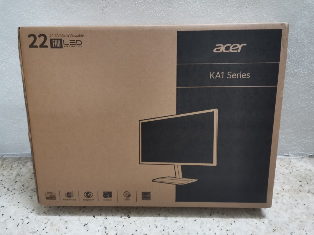 NEW Acer KA221q 22 inch HDMI Monitor 