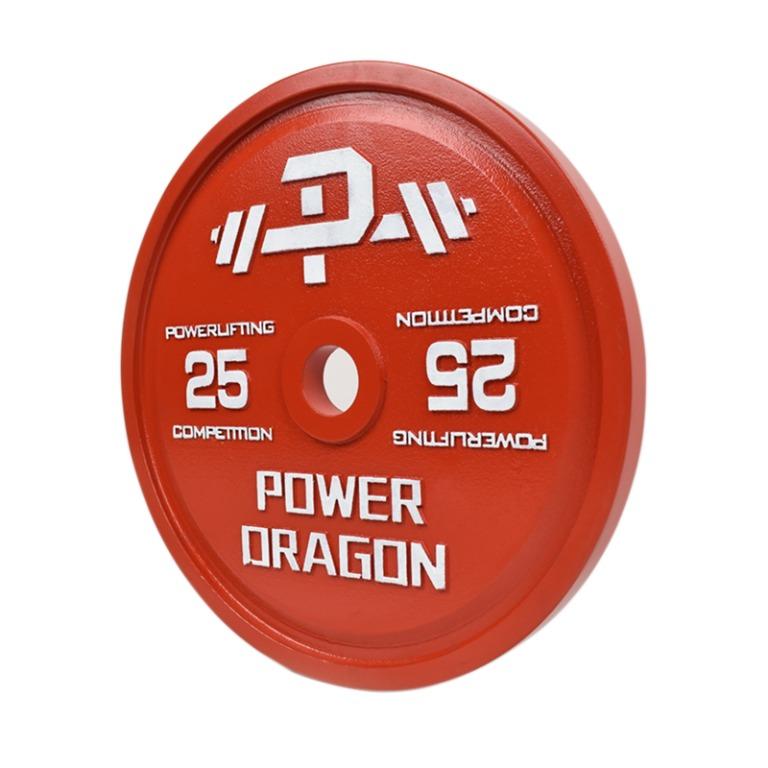 NEW Calibrated Metal Weight Plates Powerlifting POWER DRAGON PD