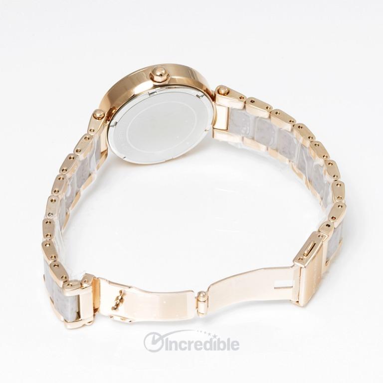NEW Michael Kors Women s Mini Parker Rose Gold Stainless Steel Quartz Watch 33MM MK6327