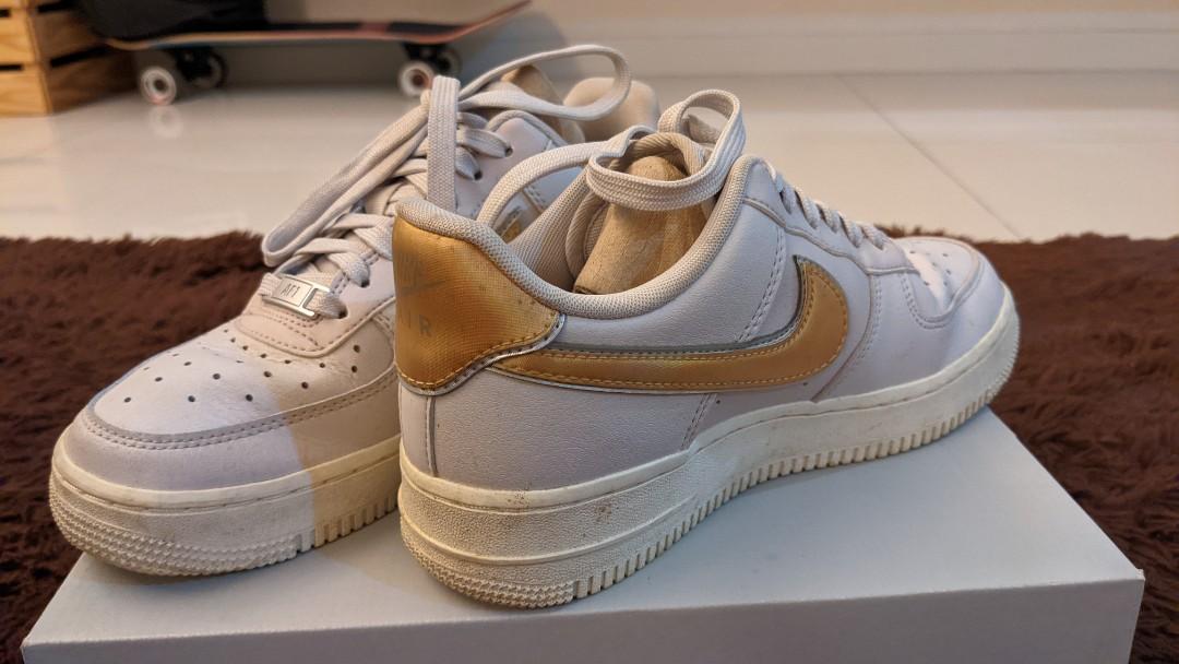 Nike air force 1 07 metallic women's top