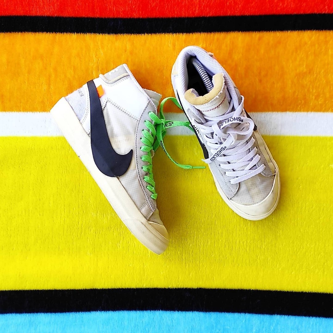 Nike Blazer X Off White Second Fesyen Wanita Sepatu di Carousell