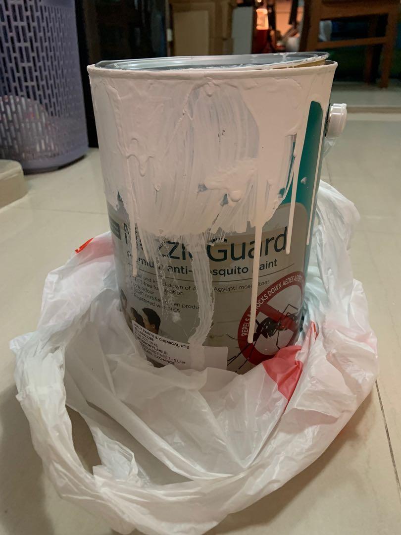 Nippon Paint Mozzieguard 2.5L, Furniture & Home Living, Home Decor, Wall Decor on Carousell