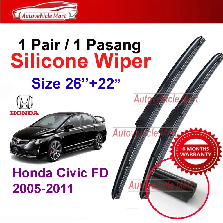 Civic clearance wiper size