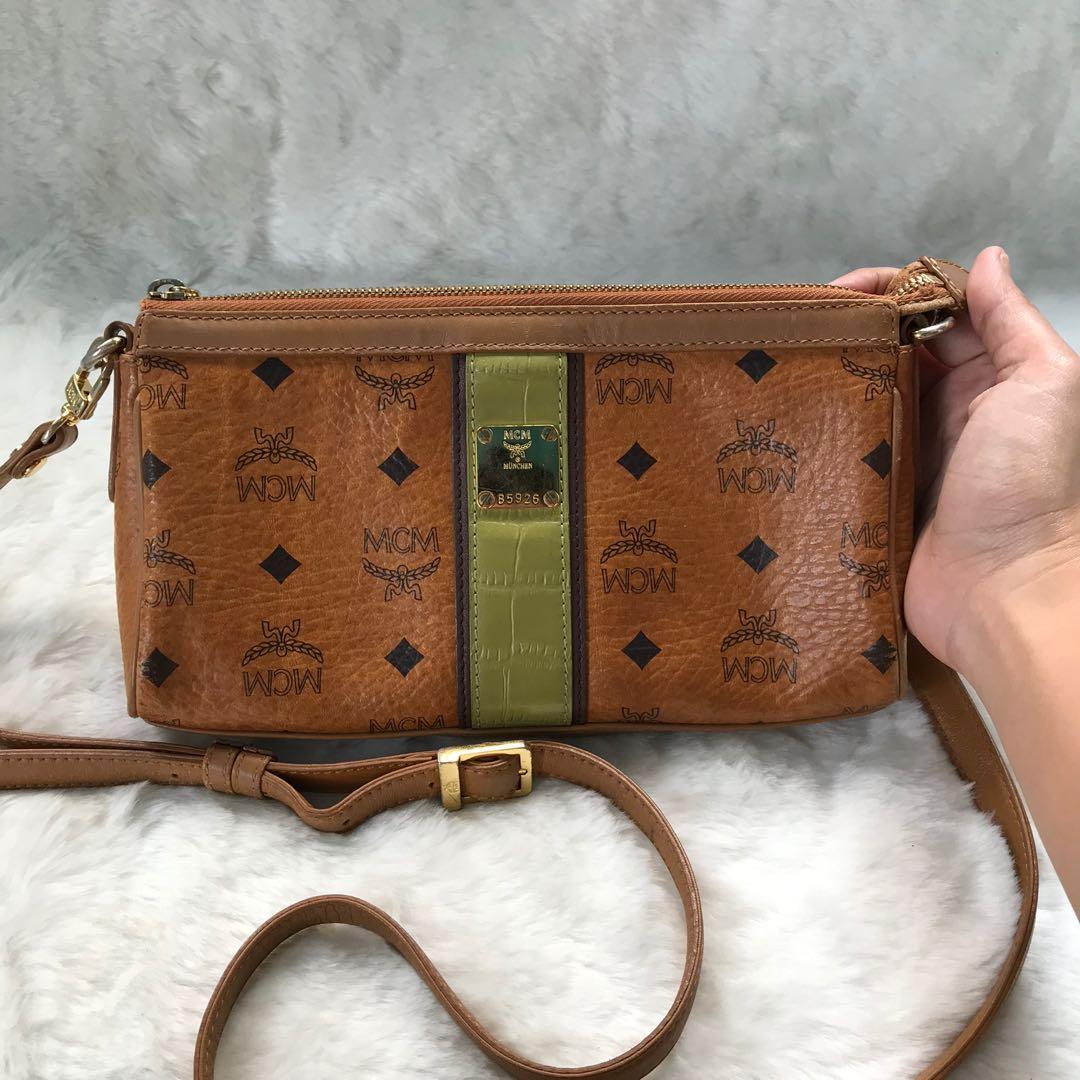 Authentic MCM tote bag, Luxury, Bags & Wallets on Carousell