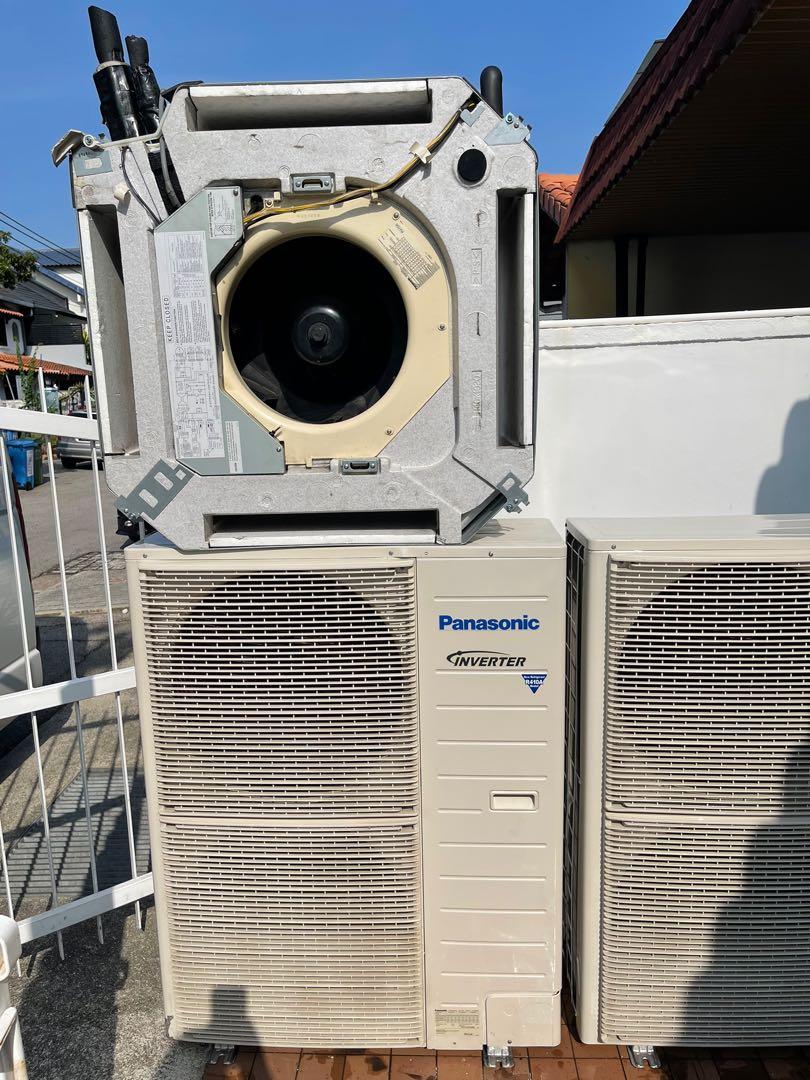 Panasonic Ceiling Cassette 5hp Home Services Aircon Services Aircon Installation On Carousell 2989