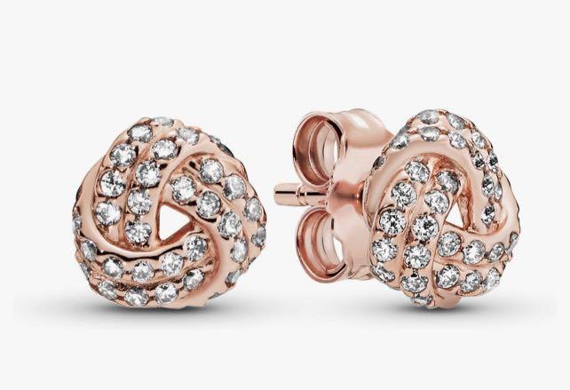 Knot online earrings pandora
