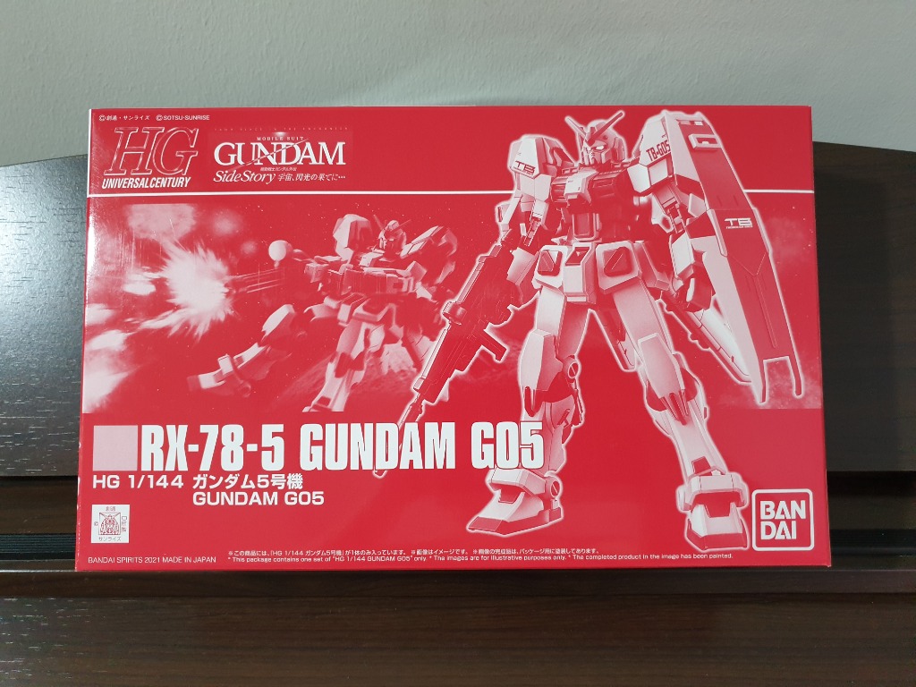 P Bandai Rx 78 5 Gundam G05 Hg 1 144 Hobbies Toys Toys Games On Carousell