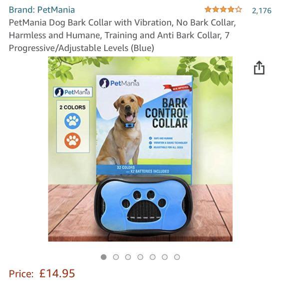 Pet mania no bark outlet