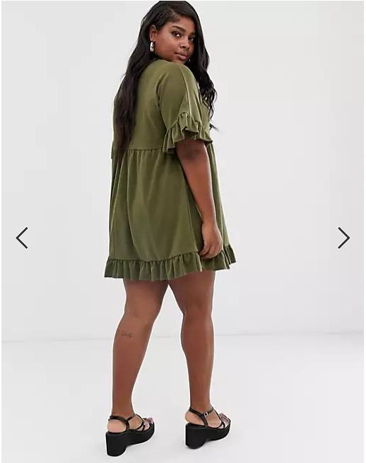 green emerald velvet dress Esme Green Floral Print Frill Detail Maxi Dress  Frock and Frill