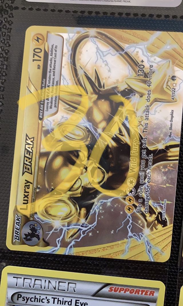 Pokemon Card Luxray Break 玩具 遊戲類 Board Games Cards Carousell
