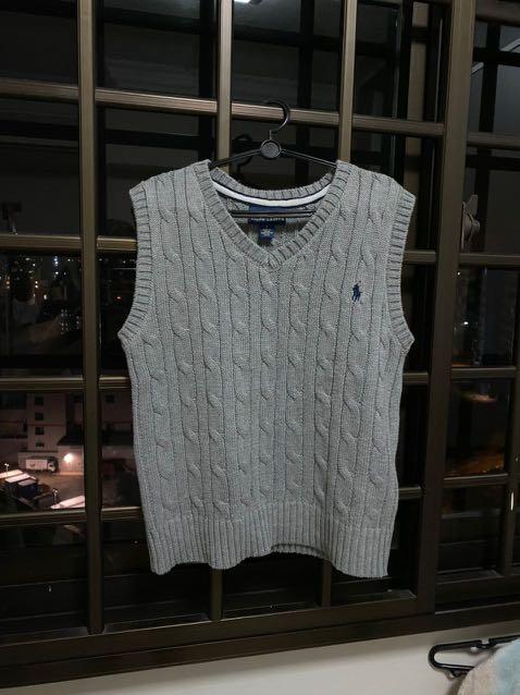 Ralph lauren grey vest sale