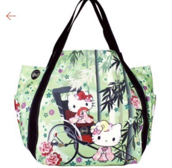Sanrio Hello Kitty Tote Bag Large New Japanese Pattern Mothers Bag Drooping O173