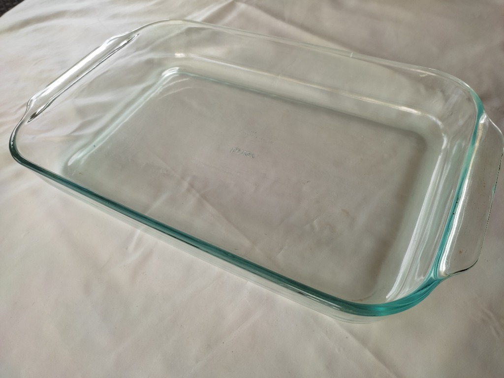 Glass tray deals in oven