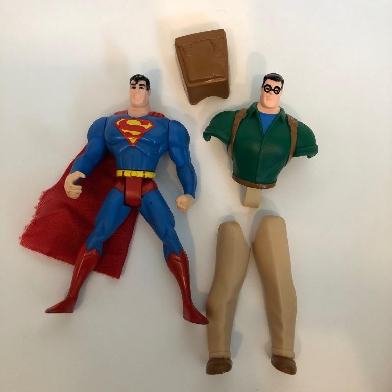 Quick Change Superman Clark Kent Animated Loose Complete BTAS TNBA STAS  JLU, Hobbies & Toys, Toys & Games on Carousell