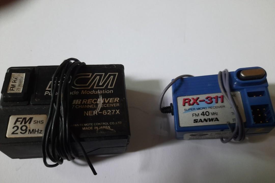 Remote Control (RC) Receivers (Futaba, JR, Arttech, Esky, Sanwa
