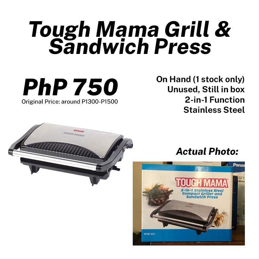 Sandwich Press Grill 2 in 1 (Category: BBQ, Grills & Hotpots) located in Mandaluyong City. Submitted by gaalactic (Listing ID 1092748729, Image 1). Description: - Up to 50% off the original price - Unused & still in box - Check photos for product specifications & NEGOTIABLE prices ‼️ - More appliances available! Check my other listings or send me a message.