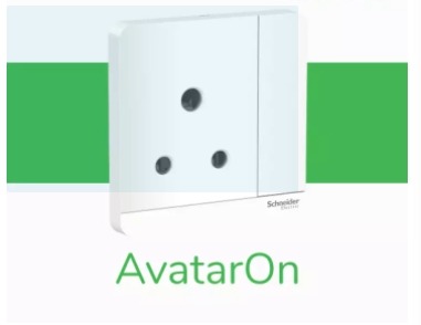 Schneider Electric AvatarOn - 15A 250V 1Gang 3 Round Pin Switched ...