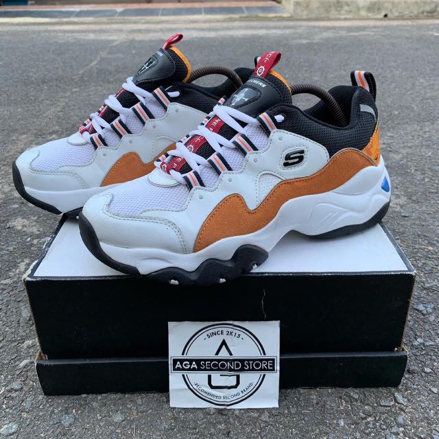 Skechers Dlites 3.0 x One Piece Fesyen Pria Sepatu Sneakers di Carousell