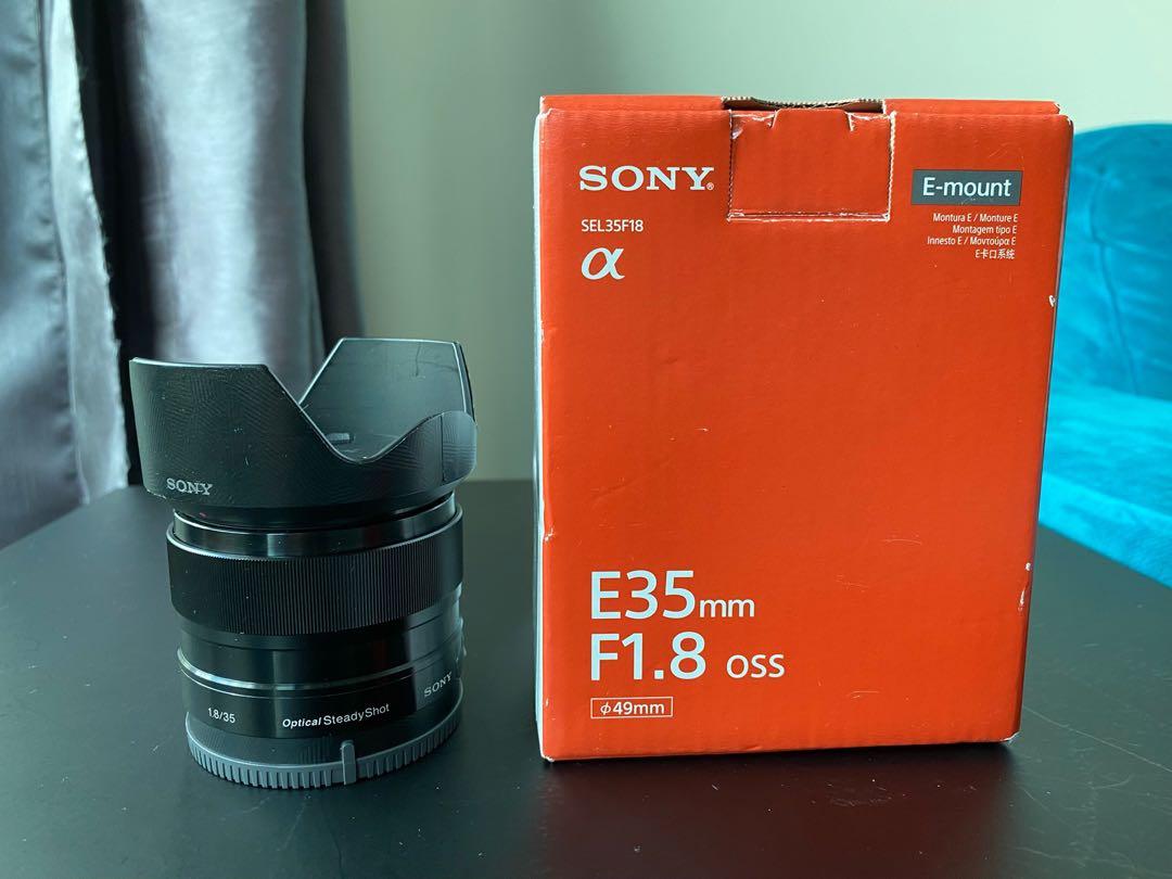 Sony E 35mm f1.8 SEL35F18 APSC a6100 A6400 A6600, 攝影器材, 鏡頭及
