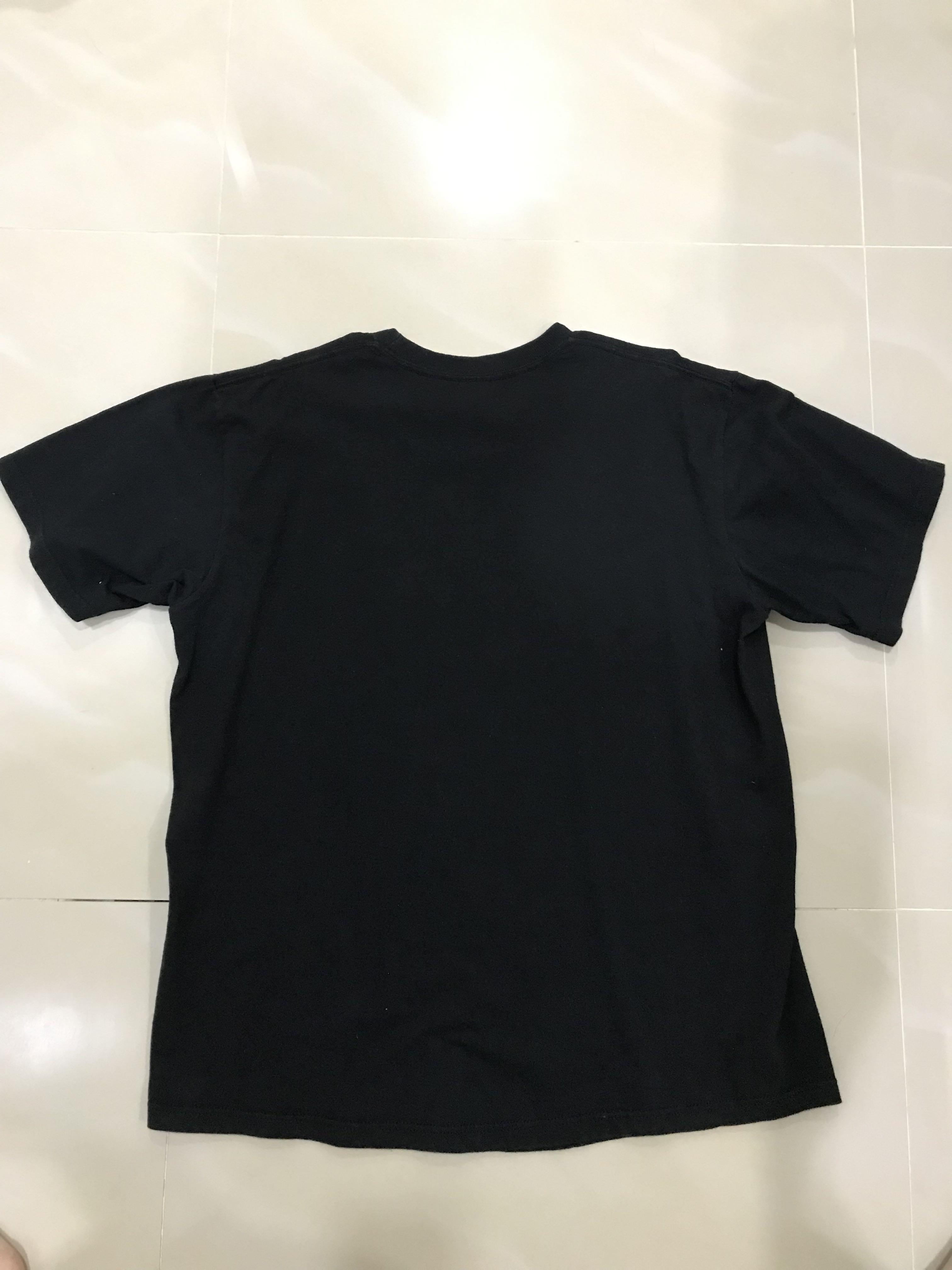 Supreme Paint Logo Tee Black Men s Fashion Tops Sets Tshirts